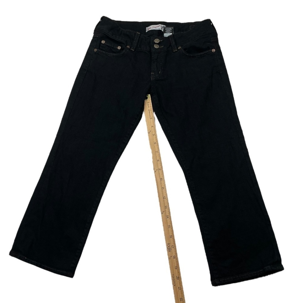 Red Engine Blue Cropped Jeans - Picture 11 of 12